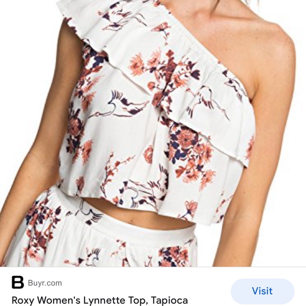 NWOT🌺Roxy Lynnette Top - Picture 4 of 10